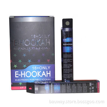E-hookah Disposable E-cigarette with 1,000 Puffs, Red Diamond Bottom, Huge Vapor